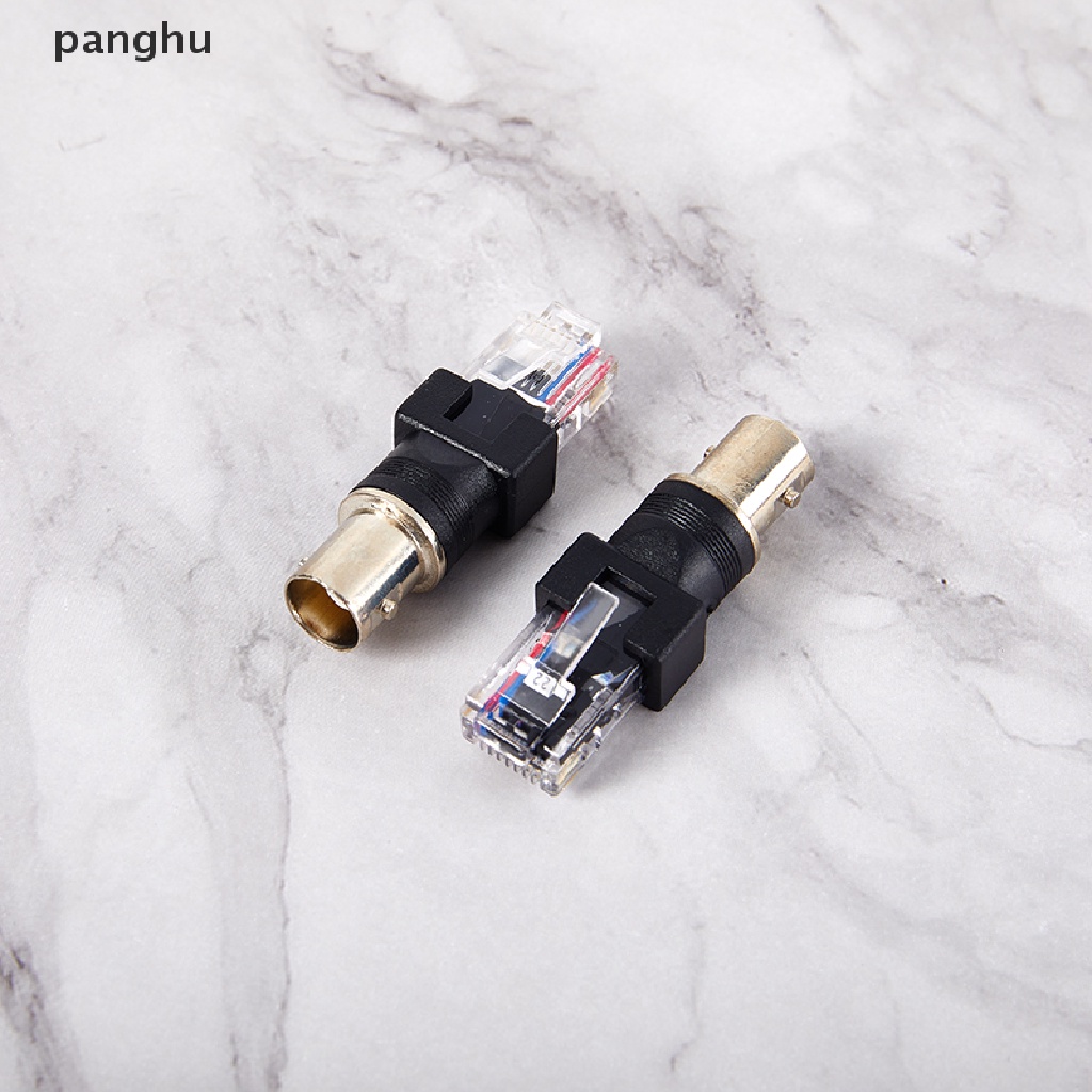1 Đầu Nối BNC Female Sang RJ45 Male Plug RF Màu Đen