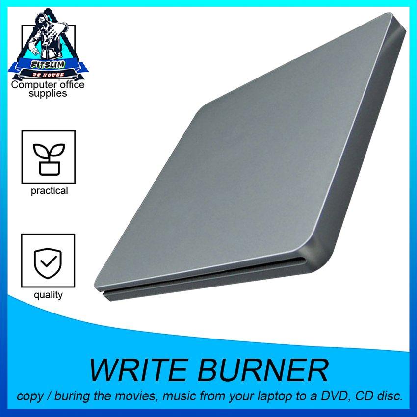 Loại máy tính xách tay Hút khe cắm USB 2.0 siêu mỏng trong ổ đĩa ngoài Dvd bên Vỏ hộp