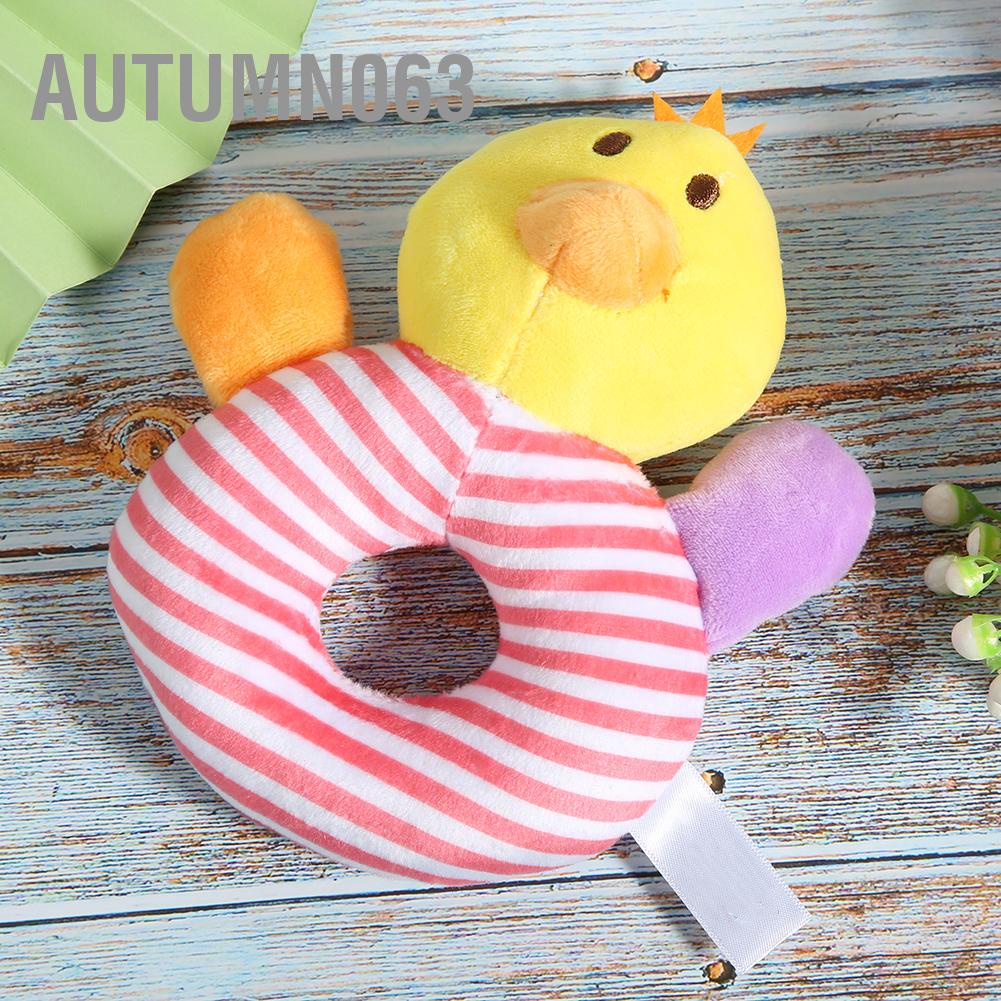 Autumn063 Hand‑Crank Đồ chơi sang trọng Giáo dục xếp hình lục lạc cho trẻ mới biết đi Quà tặng em dễ chịu