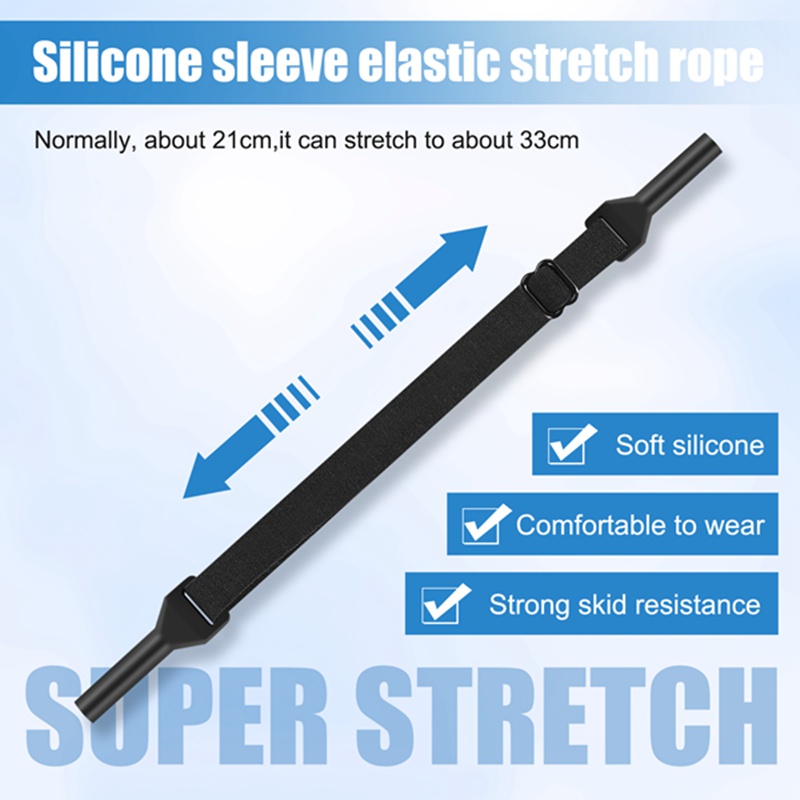 Dây Đeo Kính Có Thể Điều Chỉnh Không Cần Đuôi Phù Hợp Với Mắt Kính Thể Thao Unisex