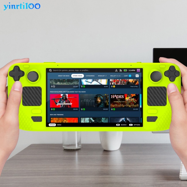 Bộ Ốp Bảo Vệ Bằng Silicon Chống Trượt Kèm Nắp Rocker Cho Máy Hấp Hơi Nước