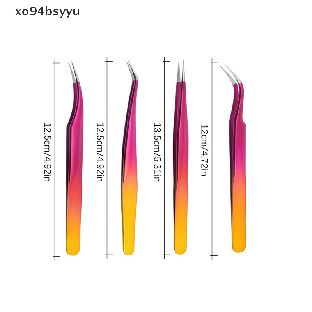 1 Nhíp Cong Và Thẳng xo94bsyyu Bằng Thép Không Gỉ Dùng Nối Dài Lông Mi