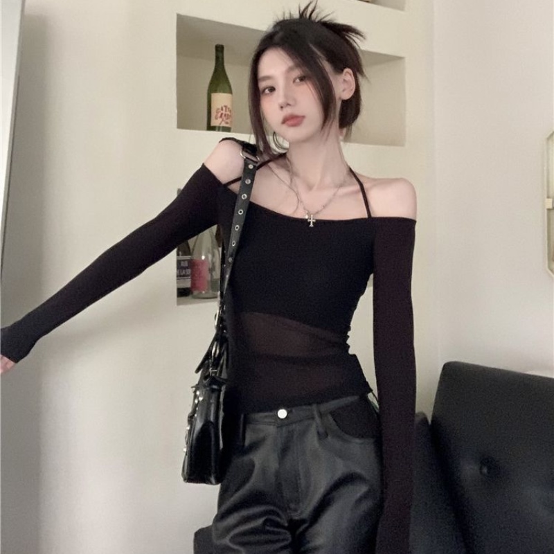 Áo COZOK tay dài trễ vai quyến rũ thời trang cho nữ