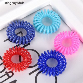 Set 10 Dây Cột Tóc Dạng Xoắn Lò Xo
