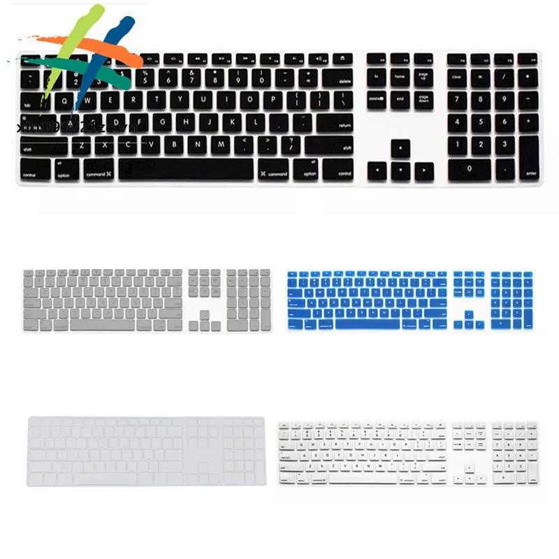 Miếng Silicone Mỏng Bảo Vệ Bàn Phím Số Cho Apple iMac Đen