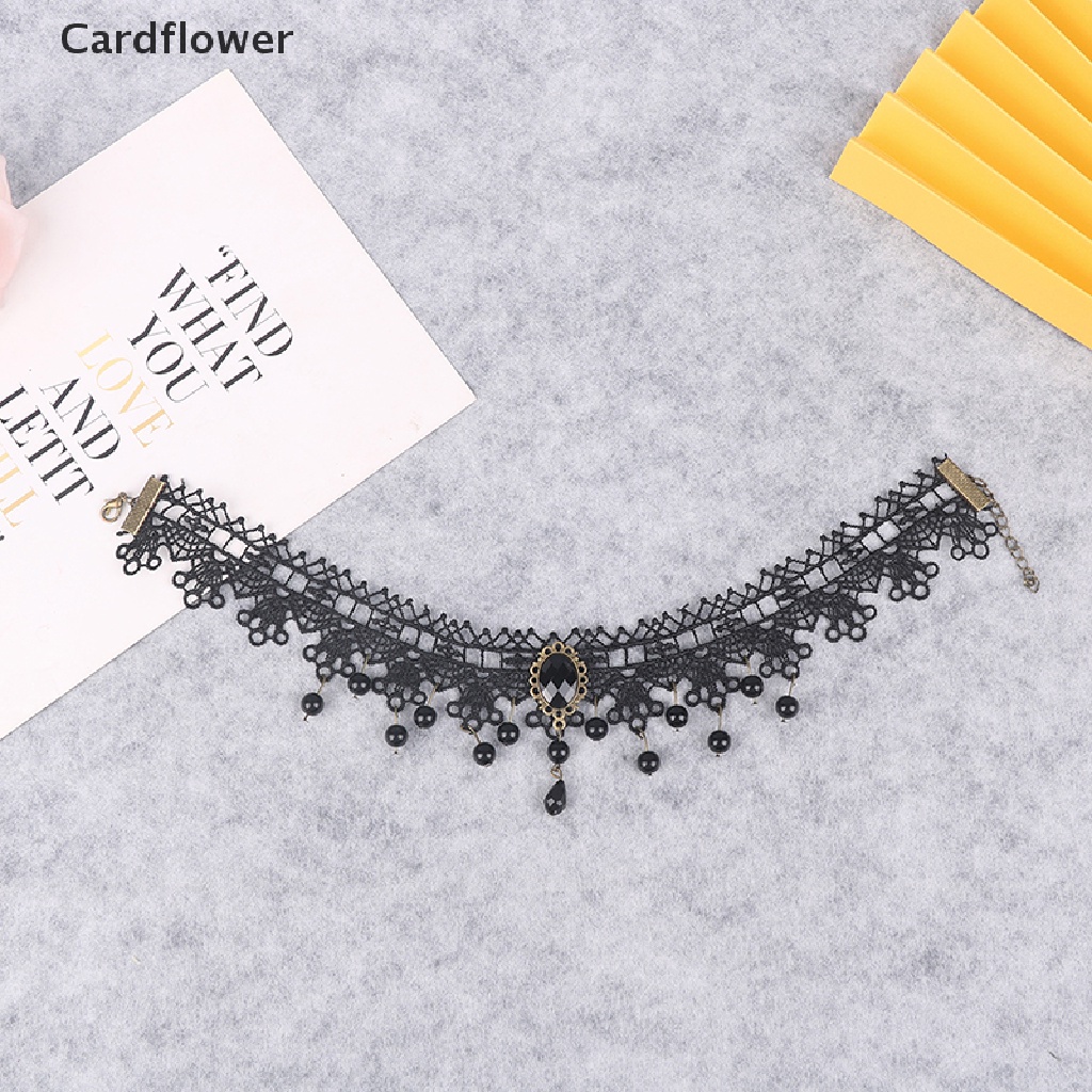 Vòng Cổ Choker Ren Phong Cách Gothic Quyến Rũ Cho Nữ