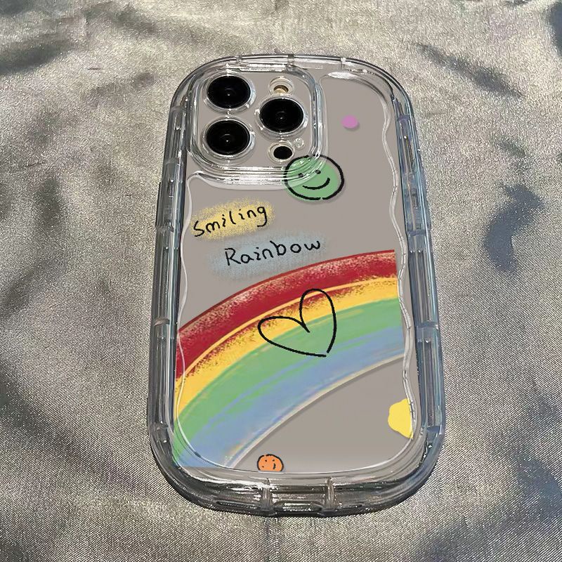 ✅Ốp Điện Thoại Mềm Trong Suốt Chống Sốc In Hình Mặt Cười Cho Iphone xr / xs 11 12Promax 8P / 7 13 / 14 XPX7