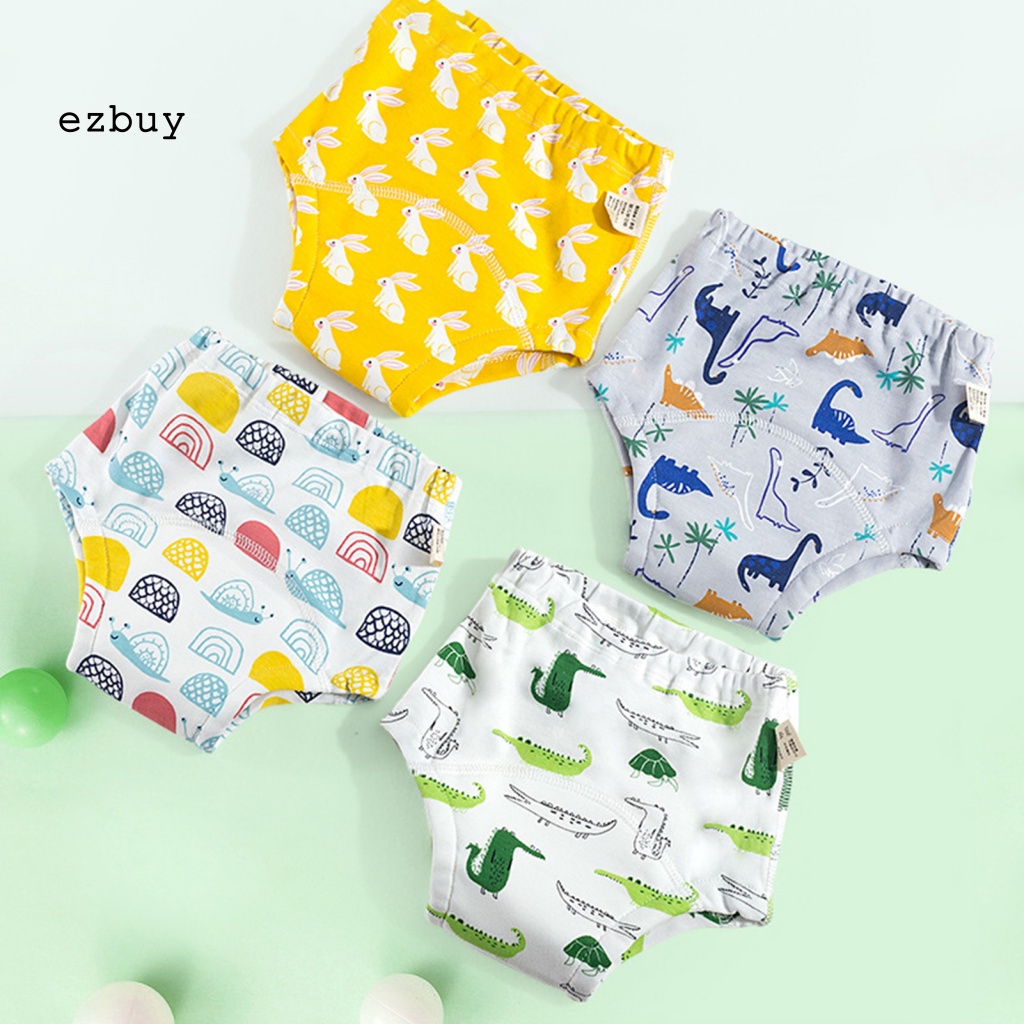 Quần Tã Thấm Hút Nước In Họa Tiết Động Vật Hoạt Hình Thân Thiện Với Da Cho Bé Sơ Sinh