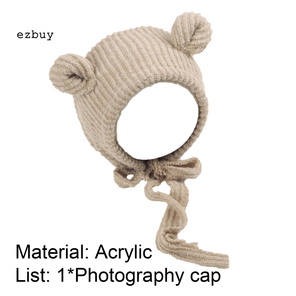 Mũ Sợi Acrylic Màu Sắc Tươi Tắn Thân Thiện Với Da Dùng Làm Đạo Cụ Chụp Ảnh Cho Bé