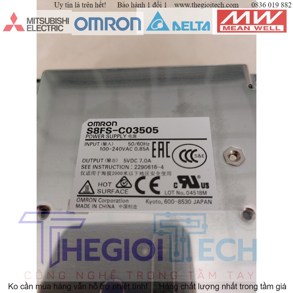 Bộ Nguồn Omron S8FS-C03505
