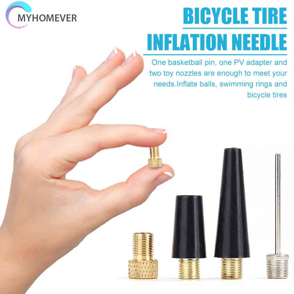 Bộ 4 Dụng Cụ Bơm Bánh Xe Đạp