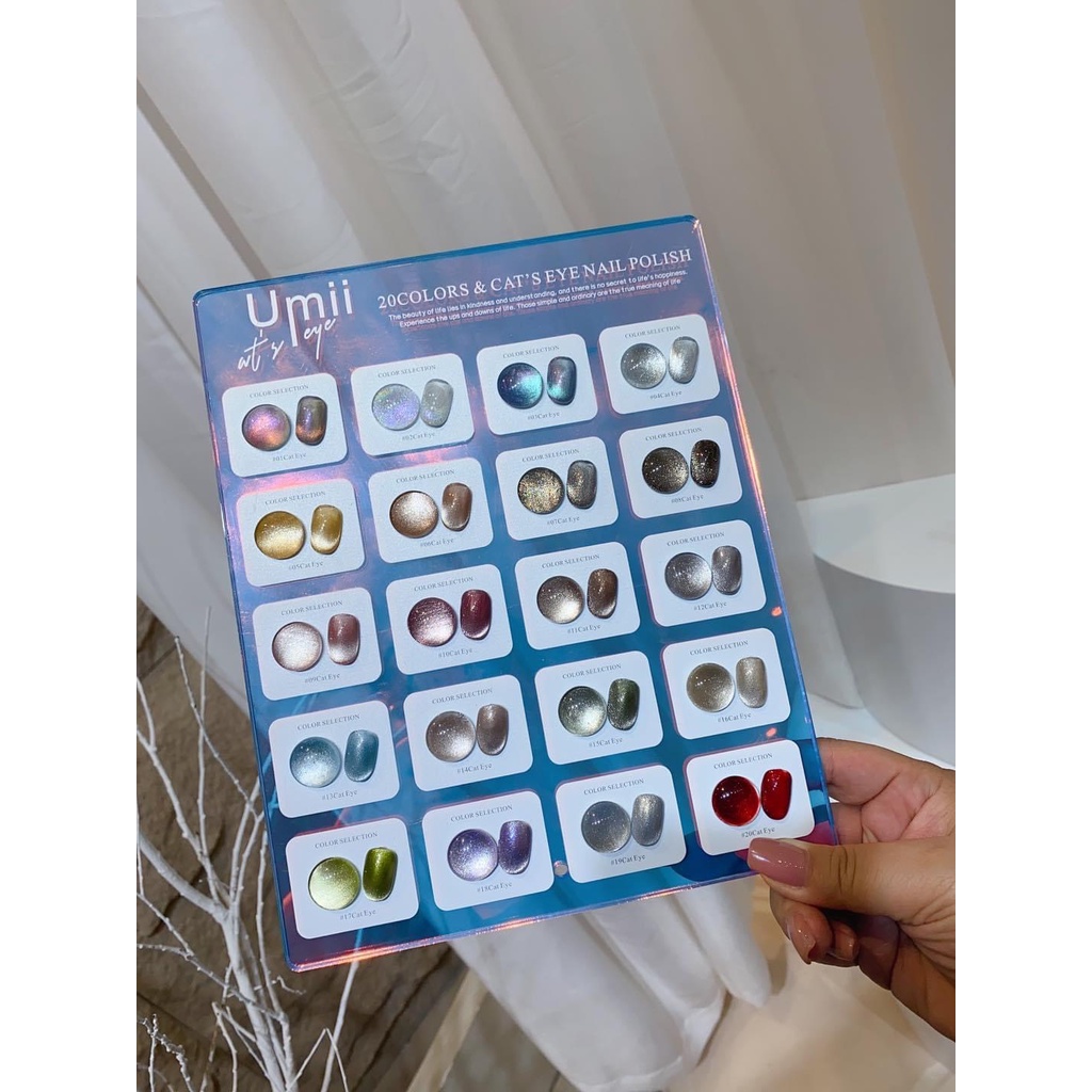 Sơn gel Umii mắt mèo kim cương-đồ nails chuyên nghiệp-đồ nails nhật quyên