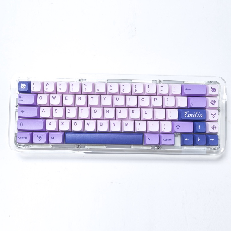 142 Phím GMK Frost Witch Keycaps XDA Profile PBT Dye Sub Bàn Phím Cơ Keycap