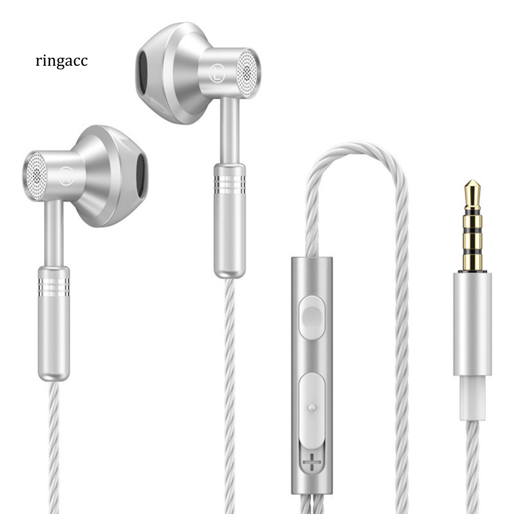 Tai Nghe Mega Bass Nhét Tai Có Dây Điều Khiển Âm Thanh HiFi Kèm Mic Cho Điện Thoại