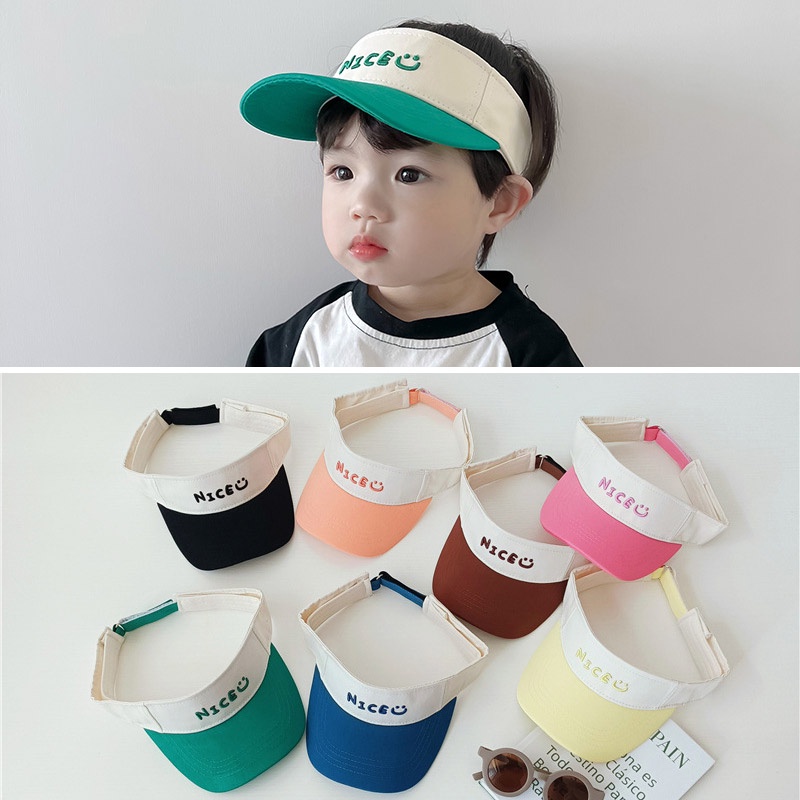 IQ Angel  Mũ Chống Nắng Không Chóp Thời Trang Đi Biển Mùa Hè Cho Bé Trai Và Gái