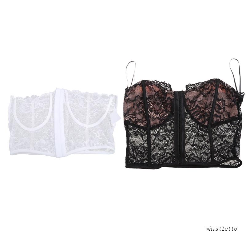 Áo Lót Ren Hoa Xuyên Thấu Không Dây Hở Lưng Gợi Cảm Cho Nữ