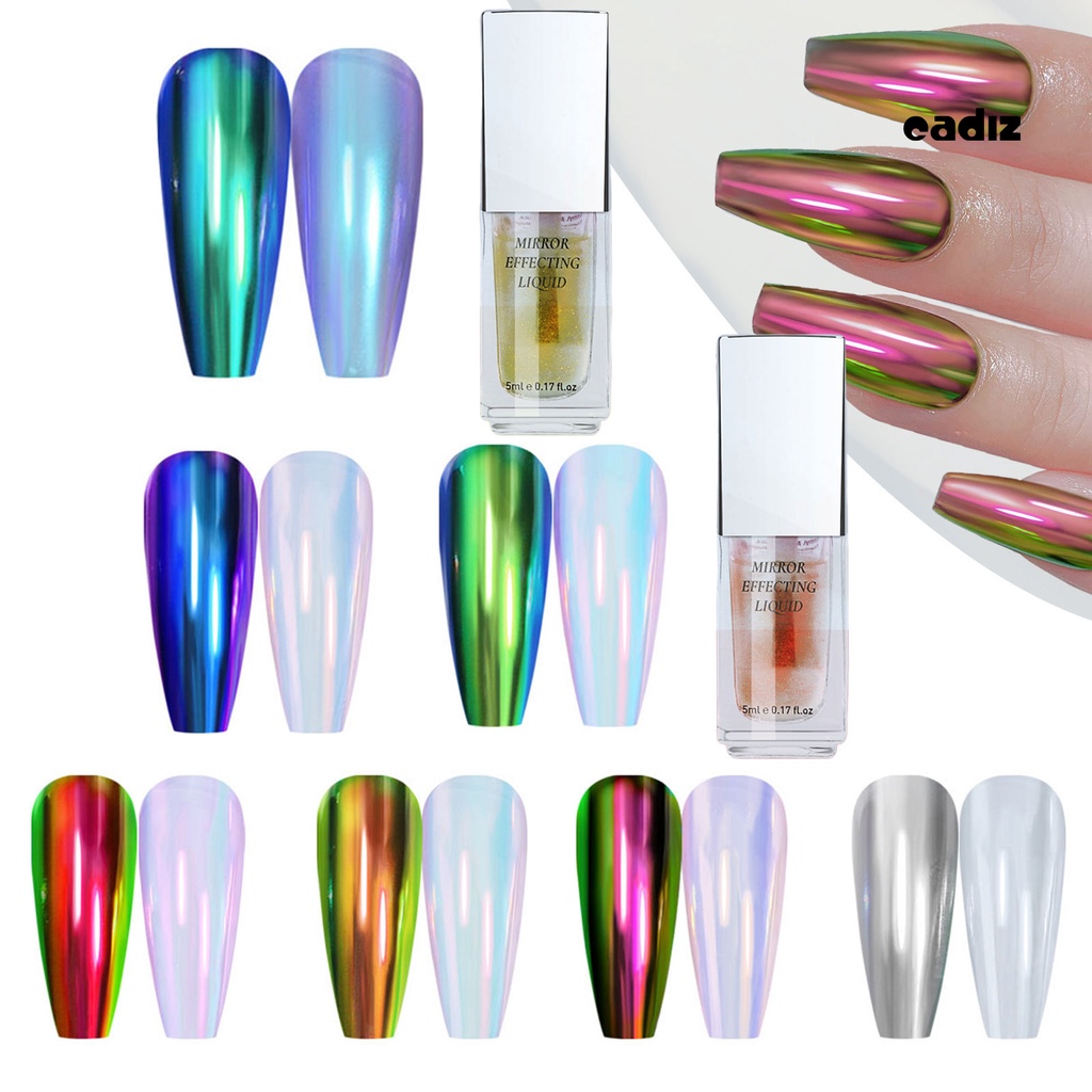 Bột Tạo Hiệu Ứng Ánh Kim Loại Lấp Lánh Nhanh Khô 0.5g Dành Cho Trang Trí Móng Tay Nghệ Thuật