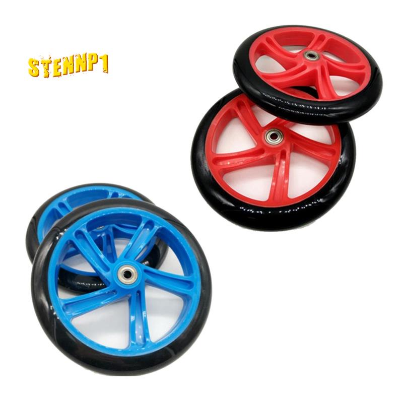 Set 4 Bánh Xe Scooter 200Mm 30Mm ABEC-7 Bằng PU Chất Lượng Cao