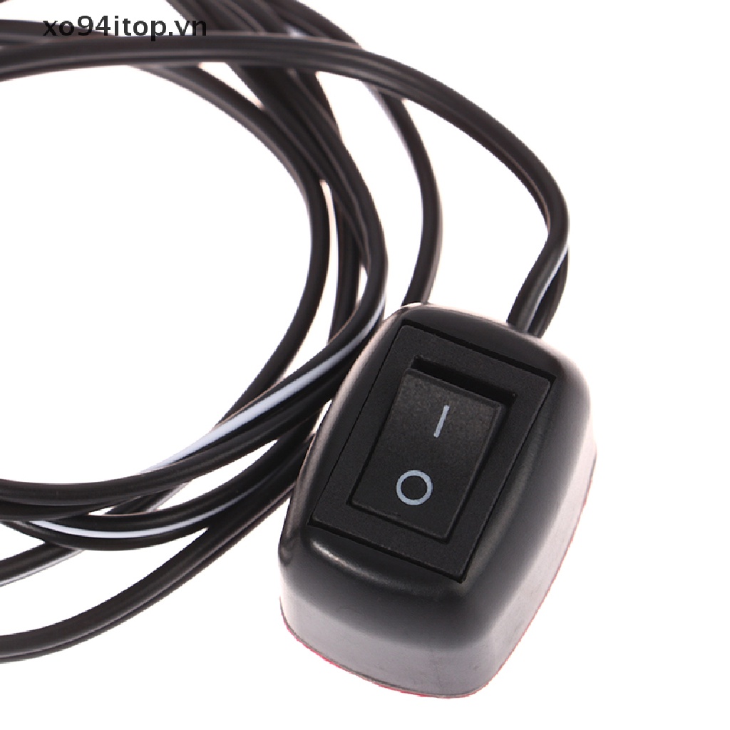 Công Tắc Gạt Chuyển Đổi DC 12V Kèm Dây Cáp 60cm Chuyên Dụng Cho Xe Hơi