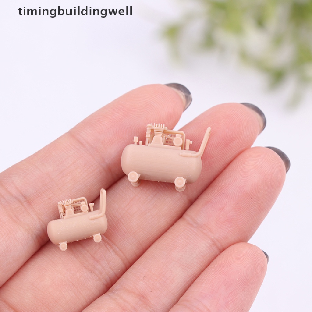 Mô Hình Máy Nén Khí Di Động Không Màu Bằng Nhựa Resin 1 / 64