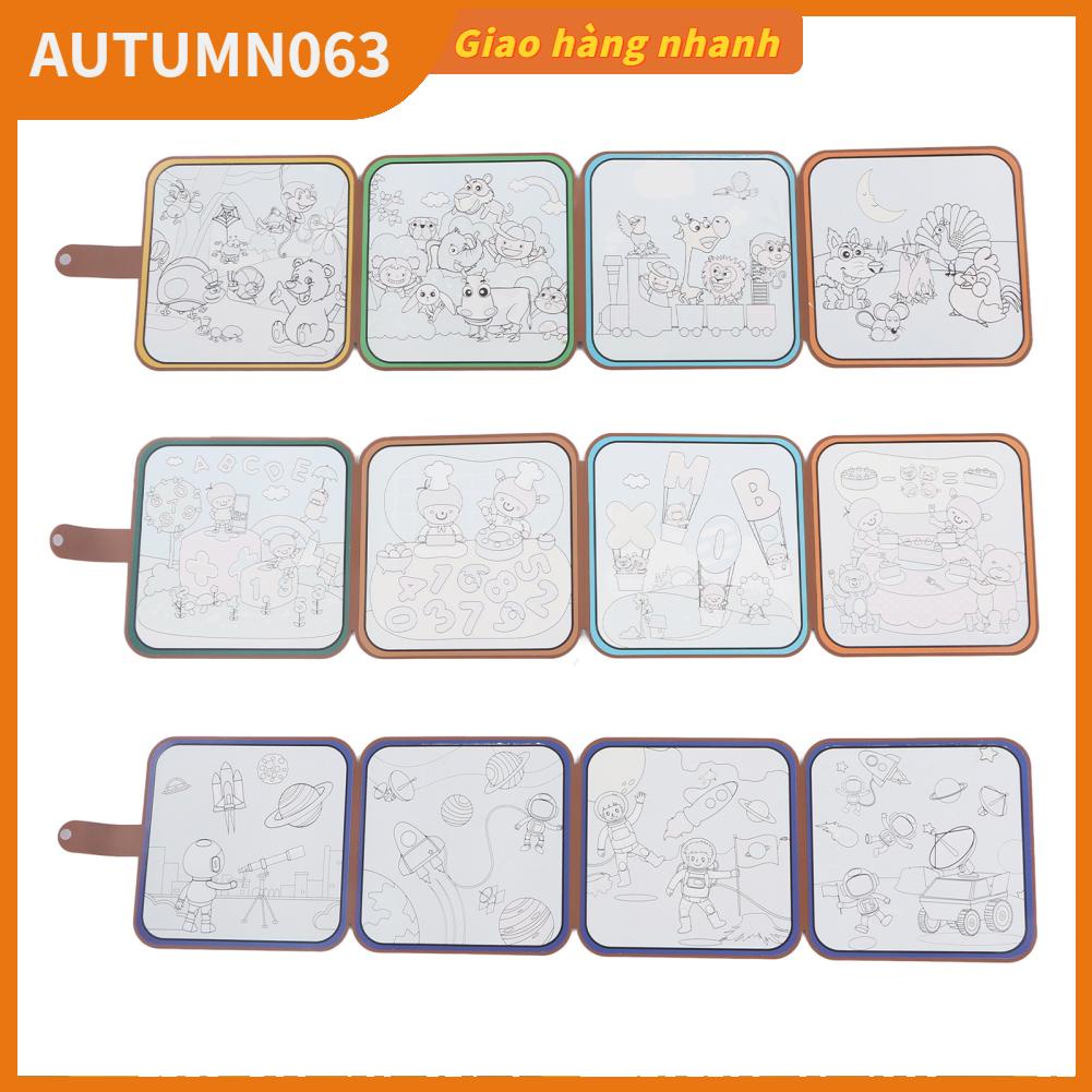 Sách Vẽ Tranh Gấp Gọn Có Thể Tái Sử Dụng Giáo Dục Sớm Cho Bé