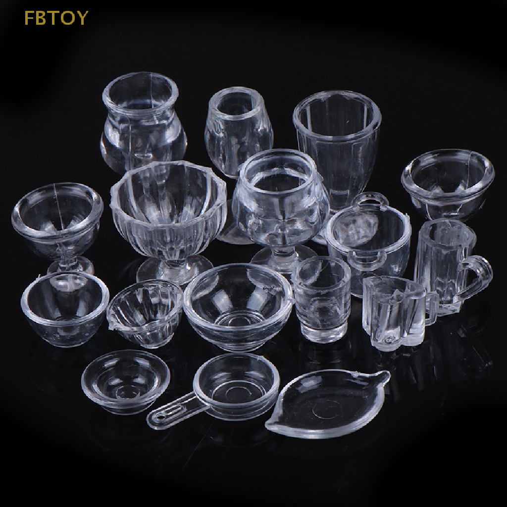 Set 17 Món Đồ Chơi Trong Suốt Cho Bé Chơi Đồ Hàng 1: 12
