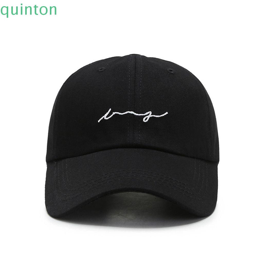 Mũ Lưỡi Trai Màu Sắc Đơn Giản Thêu Chữ QUINTON Thời Trang