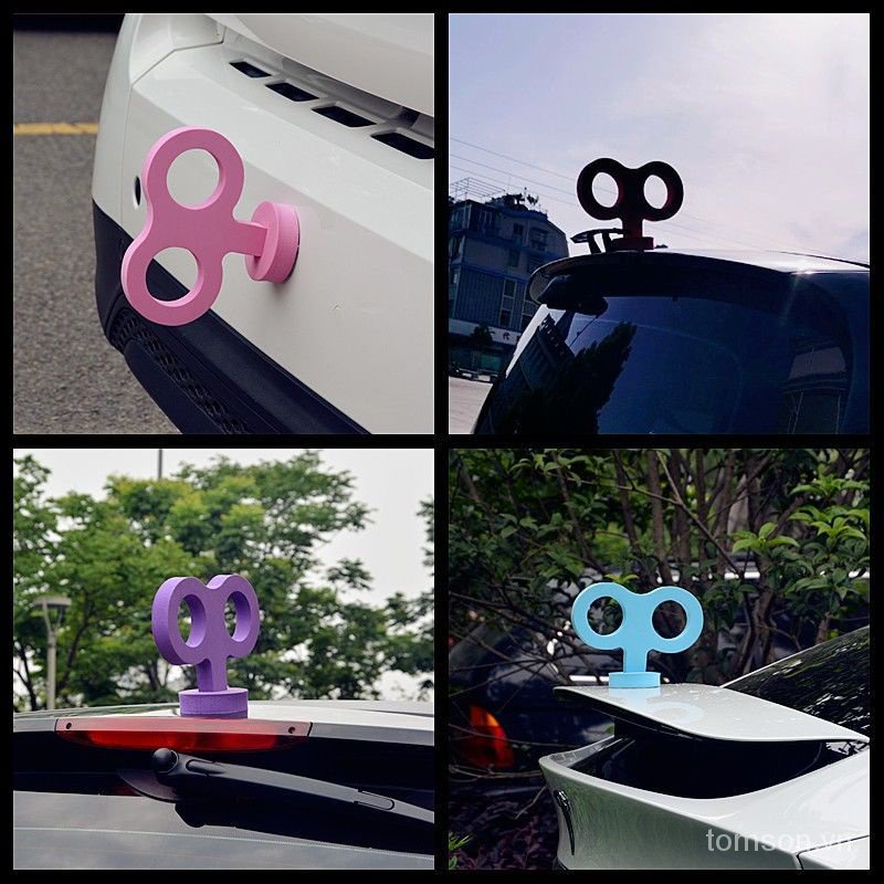 Sticker Dán Trang Trí Xe Hơi Chạy Pin Nhiều Màu Sắc Phong Cách Mới