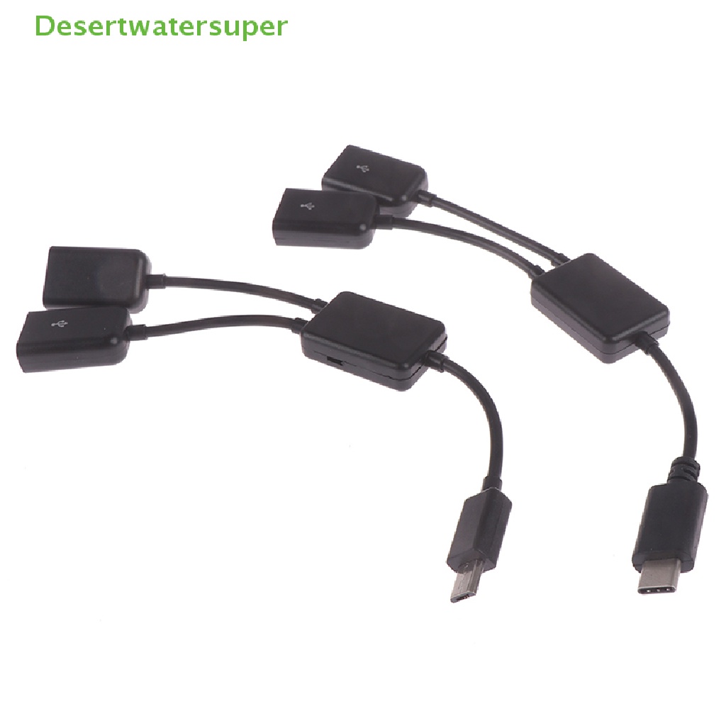 Bộ Chia Cổng Micro usb / type c Sang 2 Cổng otg
