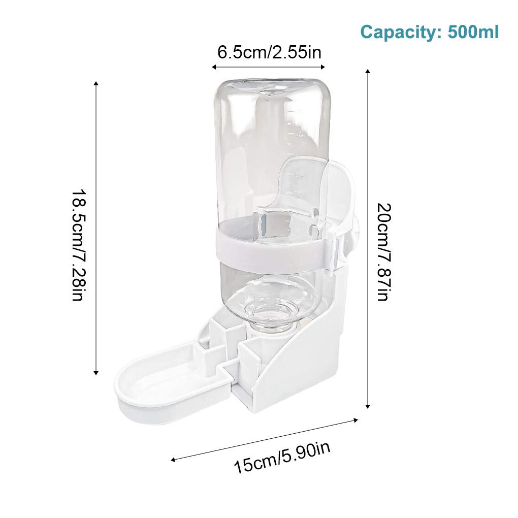 Bình Uống Nước Nhỏ Giọt 500ml Có Thể Giặt Lại Tiện Dụng Cho Thú Cưng