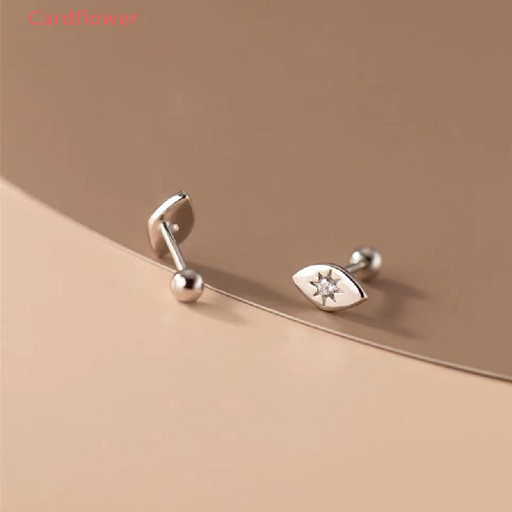 1 Đôi Khuyên Tai Đính Đá Zircon Thời Trang Mới