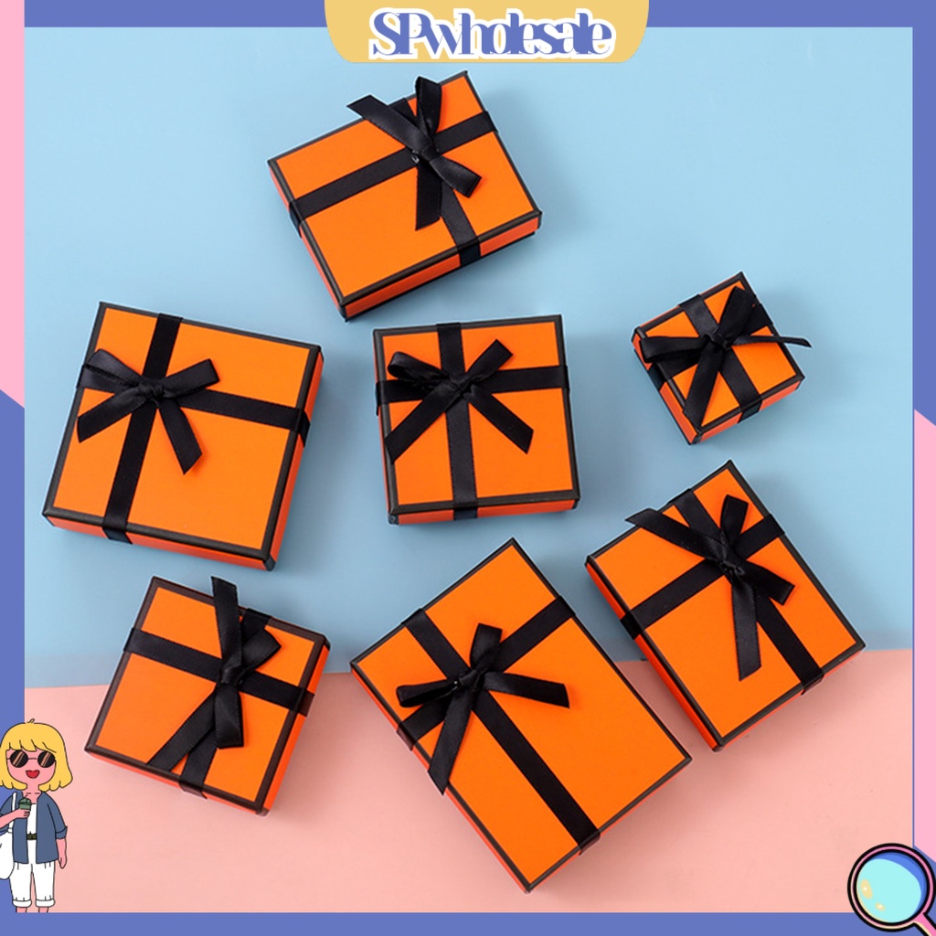 <SPwholesale> Hộp Đựng Trang Sức Thiết Kế Hình Nơ Bằng Giấy Dùng Làm Quà Tặng / Trang Sức / Tiệc Cưới