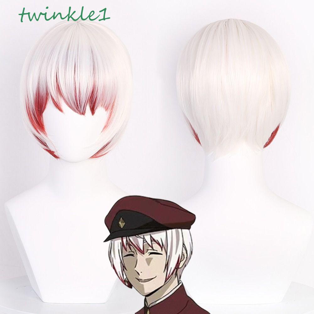 Tóc Giả Thẳng Bằng Sợi Tổng Hợp Mềm Mịn Chịu Nhiệt Độ Cao Hóa Trang Nhân Vật Bungo Stray Dogs Sàigiku Jono