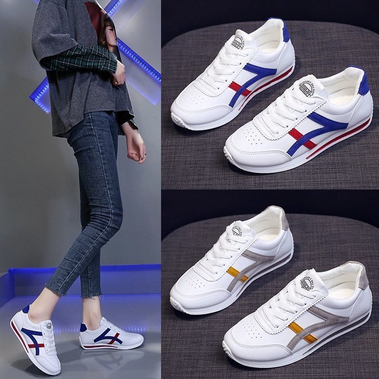 Giày thể thao giày nữ giày thông thường đế mềm chạy bộ thể thao giảm xóc nữ nhẹ học sinh trung học tiểu học giày nhỏ màu trắng phiên bản Hàn Quốc giày thể thao phù hợp tất cả hợp thời trang giày đế bằng giày thể thao bóng rổ giày thể thao giày du lịch