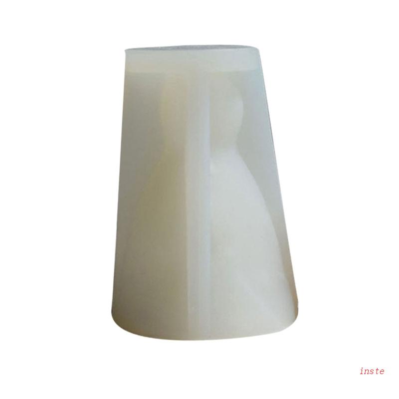 Khuôn Silicone Làm Đồ Thủ Công DIY Chống Dính Hình Đầm Công Chúa