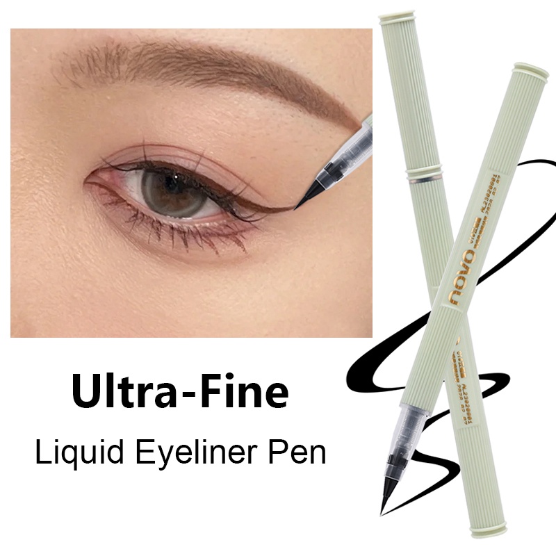 1 Bút Kẻ Mắt Dạng Lỏng NOVO Chống Nước Nhanh Khô Bền Màu Dài Lâu