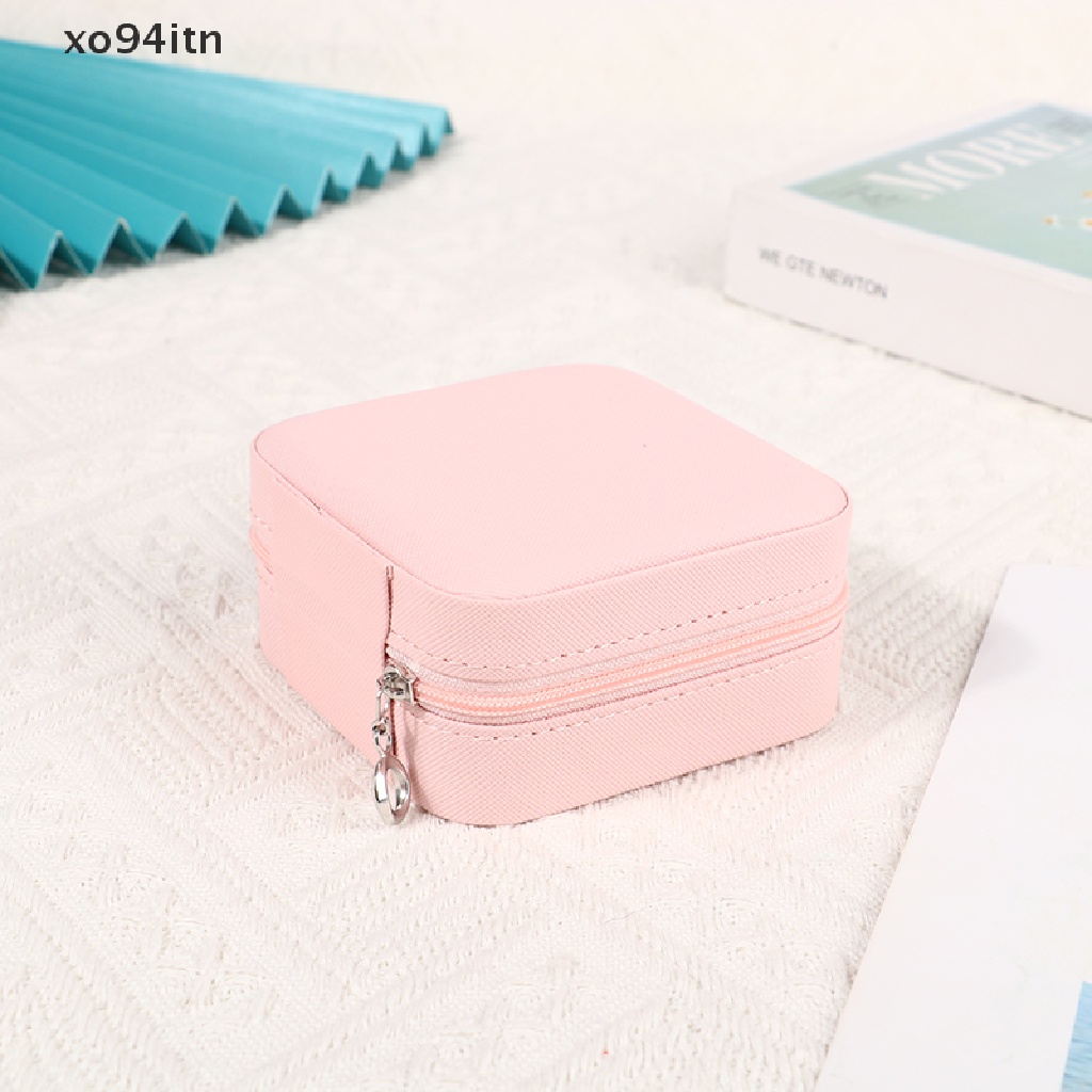 Hộp Da PU Mini Trưng Bày Trang Sức Nhẫn / Vòng cổ / Bông Tai Cho Nữ