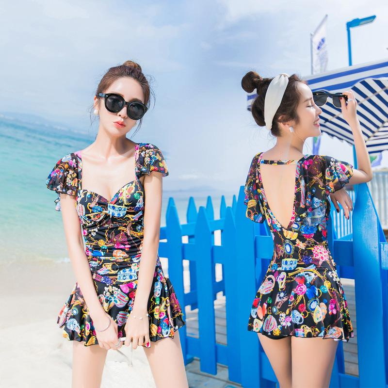Đồ Bơi Một Mảnh Phong Cách Hàn Quốc Cho Nữ