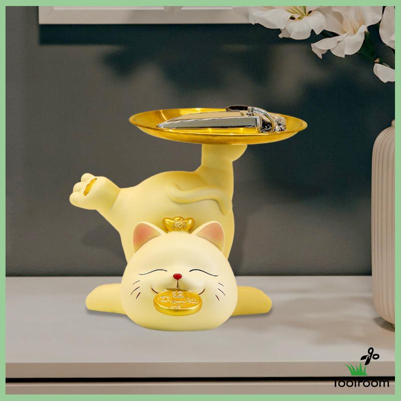 Giá Đỡ Chìa Khóa / Tượng Mèo Điêu Khắc Hiện Đại