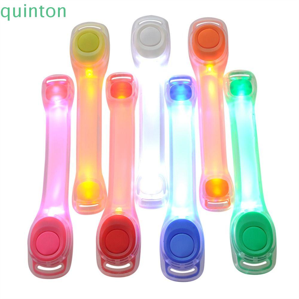 Vòng Đeo Tay Đèn LED QUINTON Có Thể Điều Chỉnh Dùng Khi Đi Xe Đạp