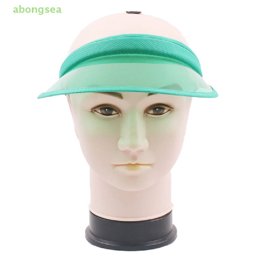 Mũ Lưỡi Trai Chống Nắng Bằng Nhựa PVC Trong Suốt Hở Chóp Chống Tia UV Kiểu Thể Thao Thời Trang Mùa Hè Cho Nam Và Nữ