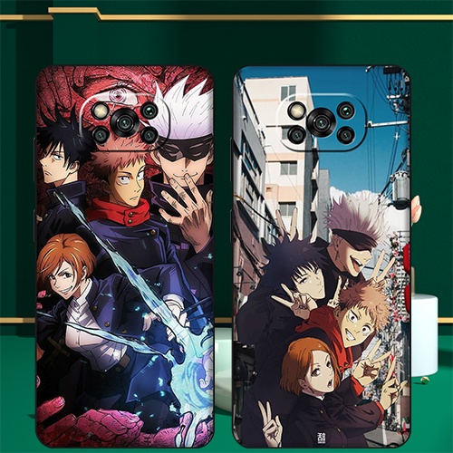Ốp Điện Thoại TPU Mềm Chống Rơi In Hình Anime Cho Xiaomi Poco X3 NFC Pro CE16 Jujutsu Kaisen Gojo Satoru
