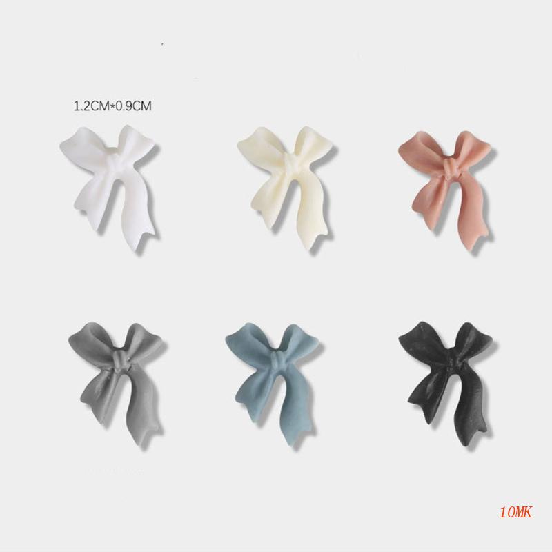 Set 10 Phụ Kiện Nơ 3d Trang Trí Móng Tay Nghệ Thuật