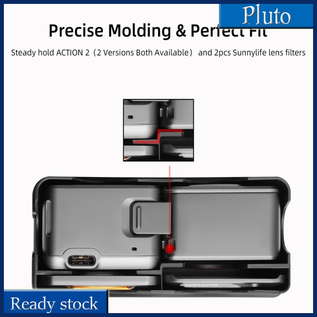 Mới Hộp Đựng Bảo Vệ Chống Bụi Chống Rơi Chất Lượng Cao Cho Sunnylife Action 2