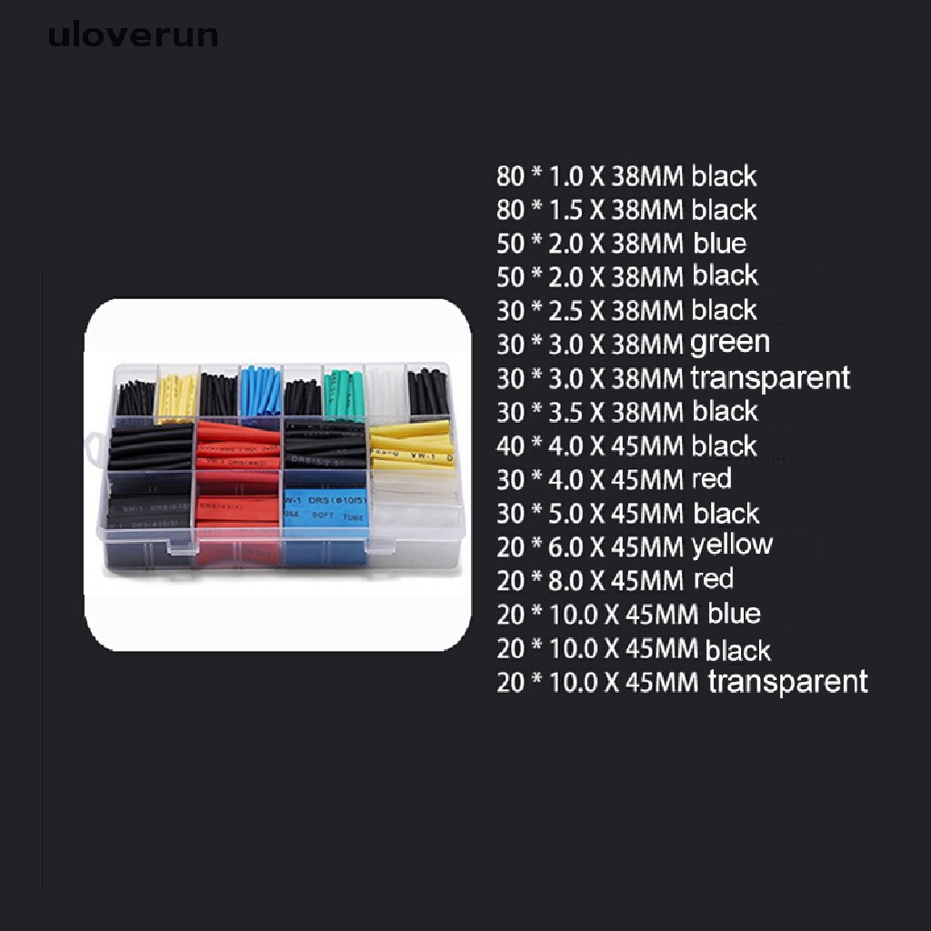 Bộ 580 Ống Co Nhiệt 2: 1 Chất Lượng Cao