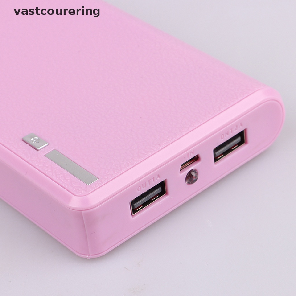 Hộp Đựng Bộ Nguồn Không Hàn Hai Cổng USB 5V 4 * 18650