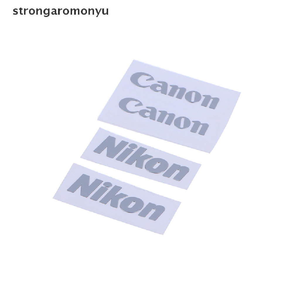 Miếng Dán Logo Bằng Kim Loại Trang Trí Điện Thoại / Máy Ảnh