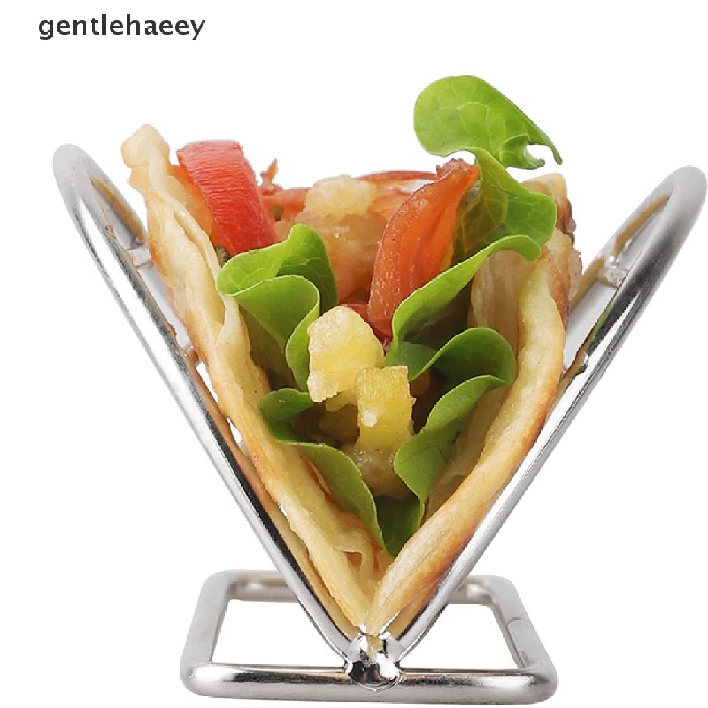 Giá Đỡ Bánh Taco Hình Sóng Bằng Thép Không Gỉ 304