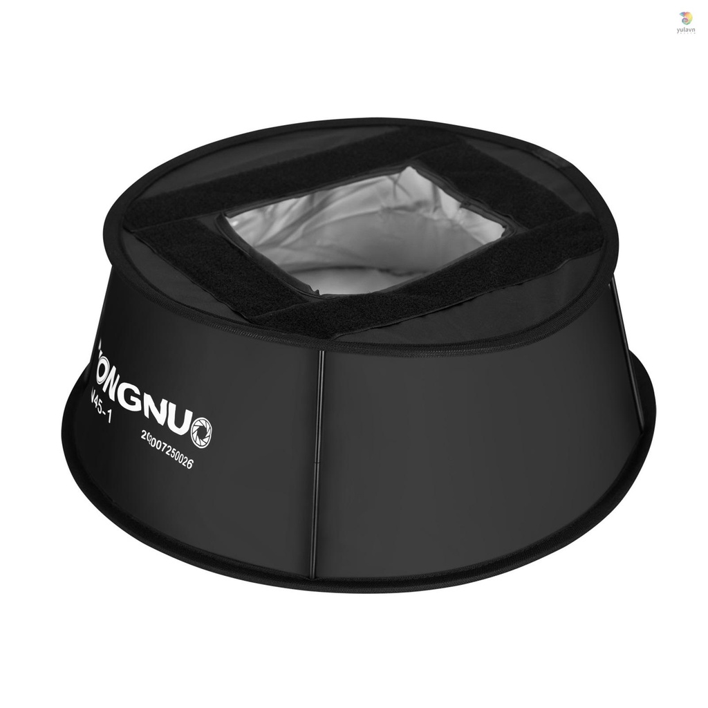 Hộp Khuếch Tán Ổ Cứng Hình Tròn YONGNUO YN45-1 45cm / 18in Có Thể Gập Lại Kèm Túi Đựng Cho YONGNUO YN300 / YN300 II / YN300 III / YN300 IV