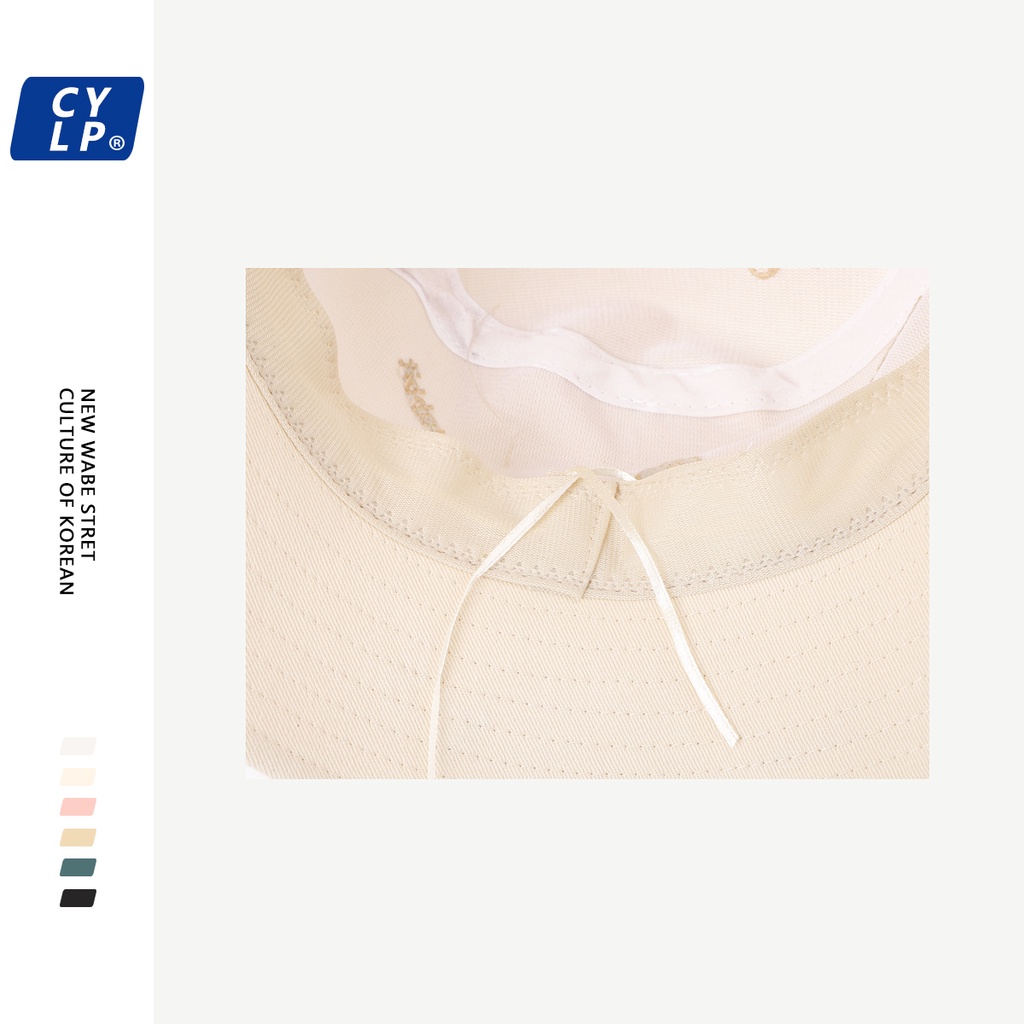 Nón Tai Bèo Thêu Hình Thỏ Dễ Thương Phong Cách Hàn Quốc Thời Trang Mùa Hè Cho Nữ